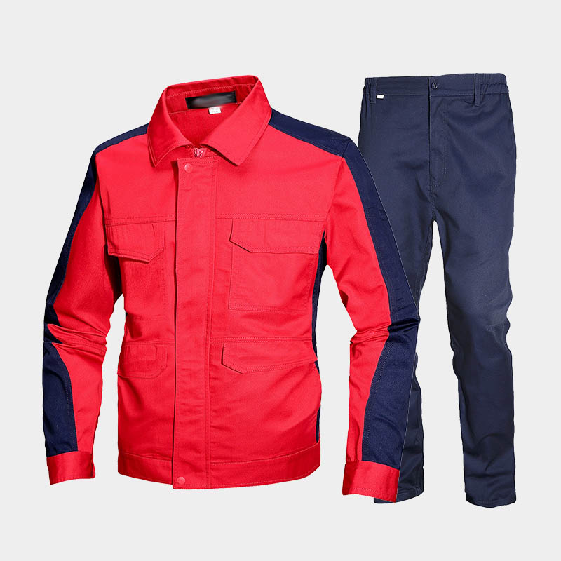 工作服套装的颜色推荐红色组合