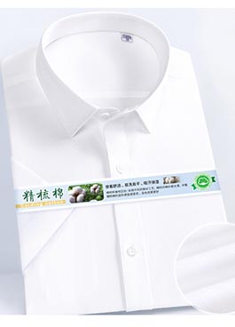男士精梳棉短袖衬衫制作MZN-NC42款